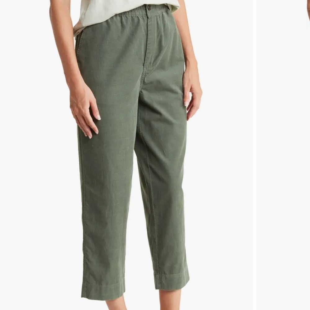 Madewell Green Corduroy Pants